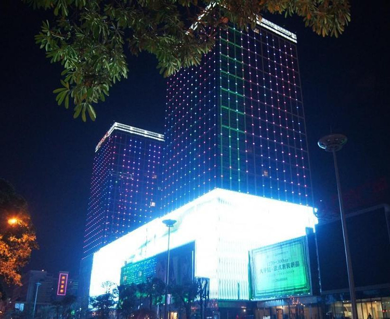 LED點(diǎn)光源樓體亮化怎樣設(shè)計(jì)才能讓人過目不忘？(圖2)