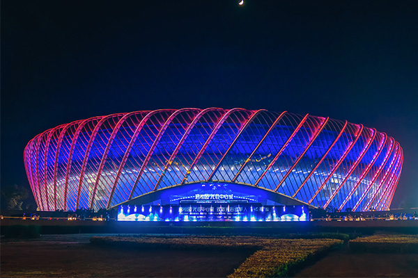 led點(diǎn)光源景觀亮化戶外樓體亮化專用_首選華宇星(圖1)